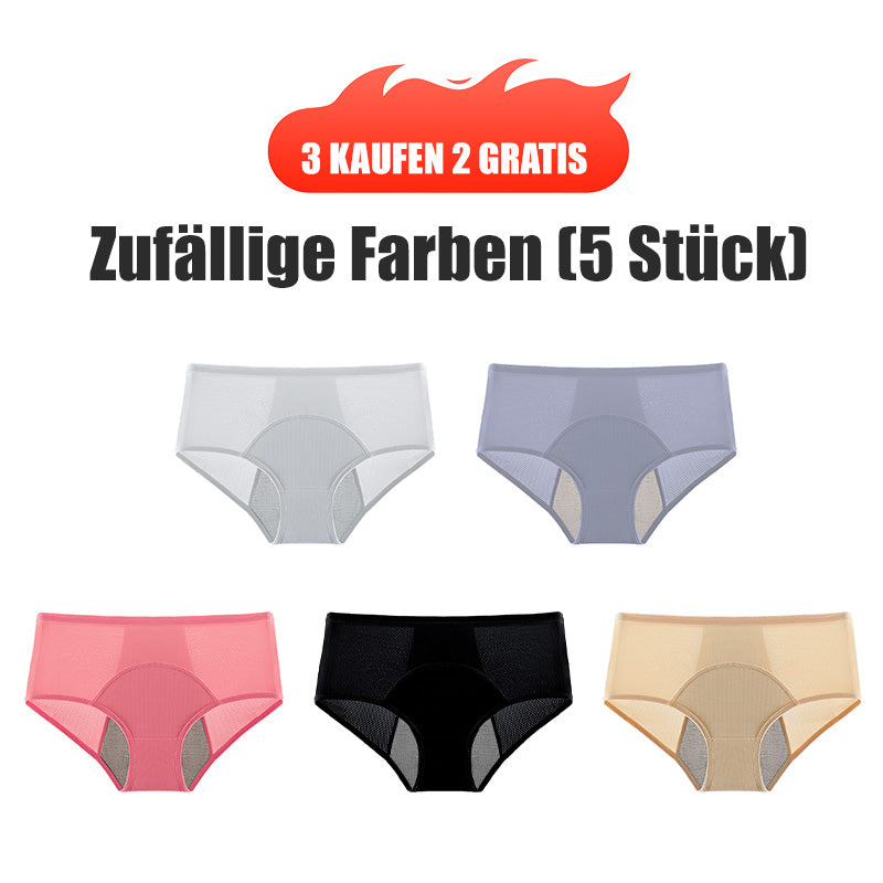 🌸KAUFE 5 UND ERHALTE 5 GRATIS 🌸2024 Neueste High Waist Leak proof Höschen-11