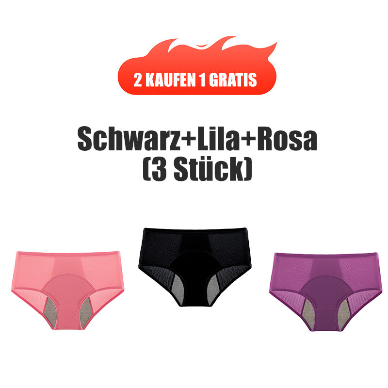 🌸KAUFE 5 UND ERHALTE 5 GRATIS 🌸2024 Neueste High Waist Leak proof Höschen-9