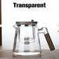 Leaves and water separation press teapot- 750 ml